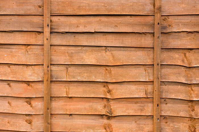 Wooden fence panel