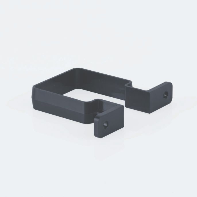 BR507BR BROWN SQUARE DOWNPIPE BRACKET