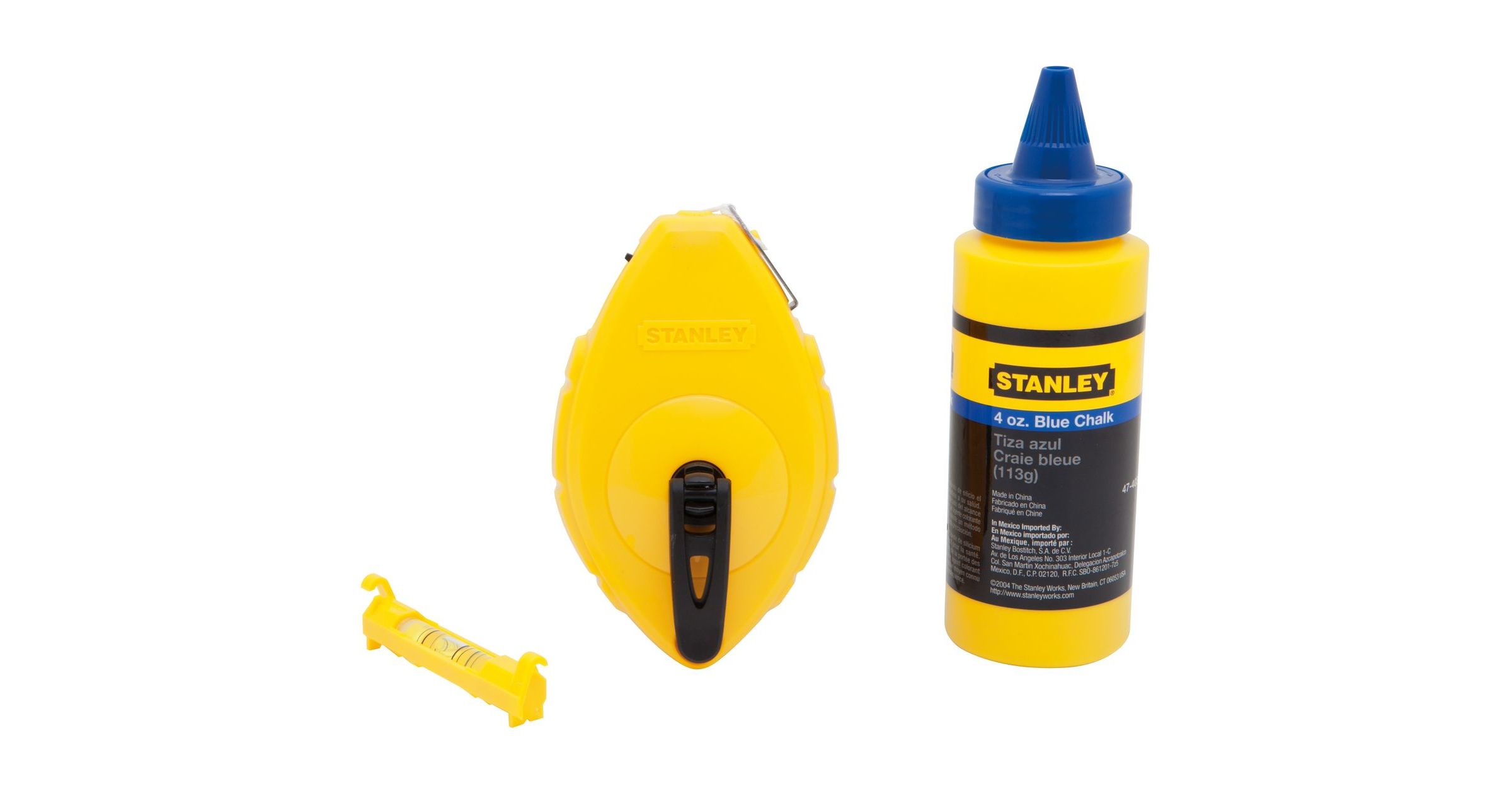 STANLEY 30M CHALK LINE MARKER SET 0-47-443