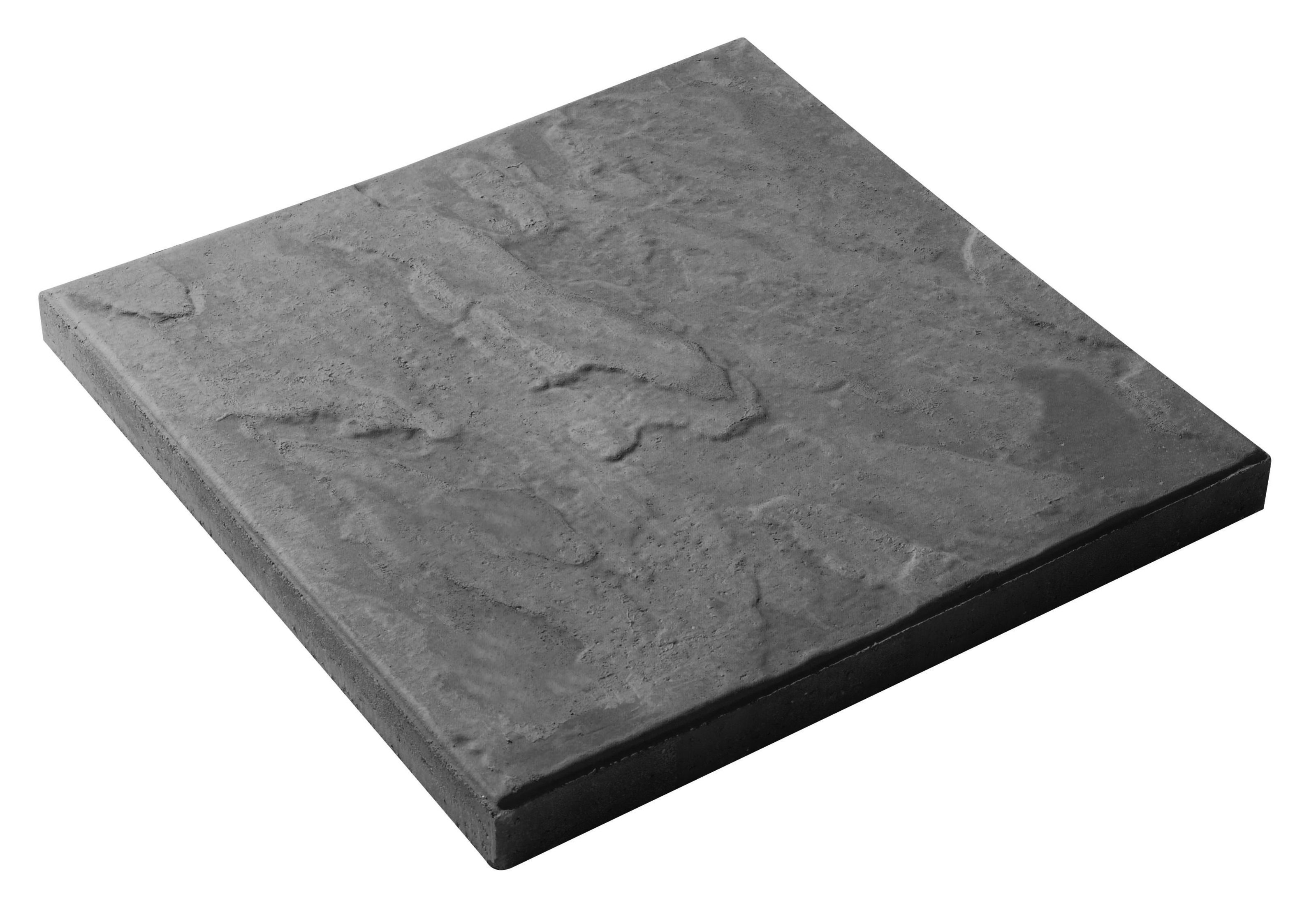 450 X 450 X 38MM CHARCOAL RIVEN SQUARE EDGE PAVING 48 PACK