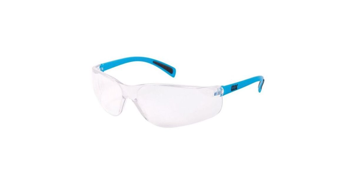 Ox S248101 Wrap Around Safety Glasses Clear 8365